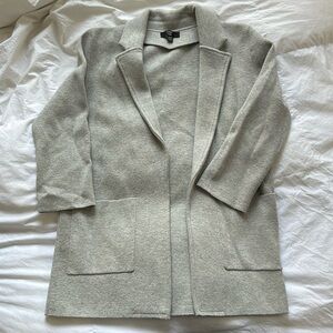 J Crew Sophie sweater blazer in grey